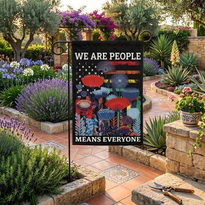 Pride Garden Flag, Inclusive Yard Decor, GIFT 2026, Equality Floral Flag, Rainbow Ally Gift, Outdoor Home Porch Decor, Unity Banner Art